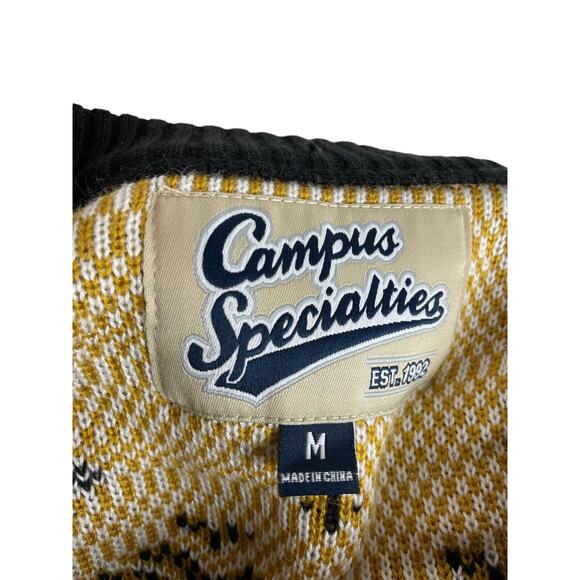 Missouri Tigers Campus Specialties Sweater Medium Christmas Black Gold White M - Picture 4 of 9